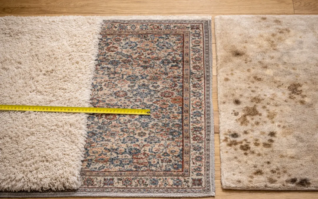 Restauration tapis déchiré : réparation artisanale et retissage invisible (Yvelines 78)