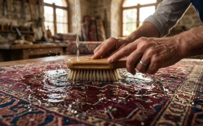Tapis en pure soie, laine ou kilim : les secrets d&rsquo;un lavage traditionnel respectueux des fibres nobles