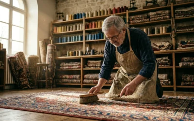 Comment nettoyer un tapis en laine, soie ou fibre naturelle sans l&rsquo;abîmer : les conseils d&rsquo;un artisan
