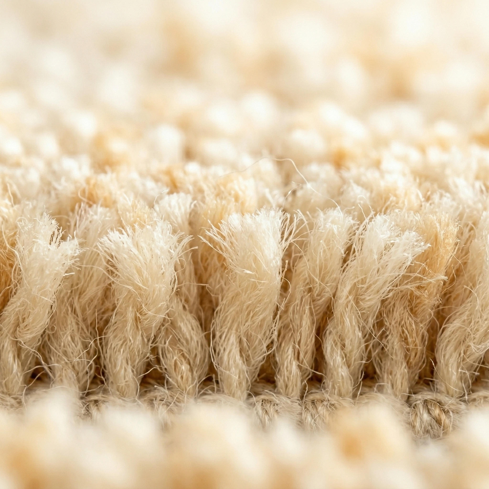  Vue en coupe de fibres de tapis propres et redressées après un nettoyage tapis professionnel dans les Yvelines