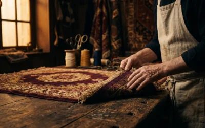 Restauration de tapis ancien dans le 78 : estimation, réparation de franges et remise en état — ce qu&rsquo;un vrai atelier peut faire pour vous